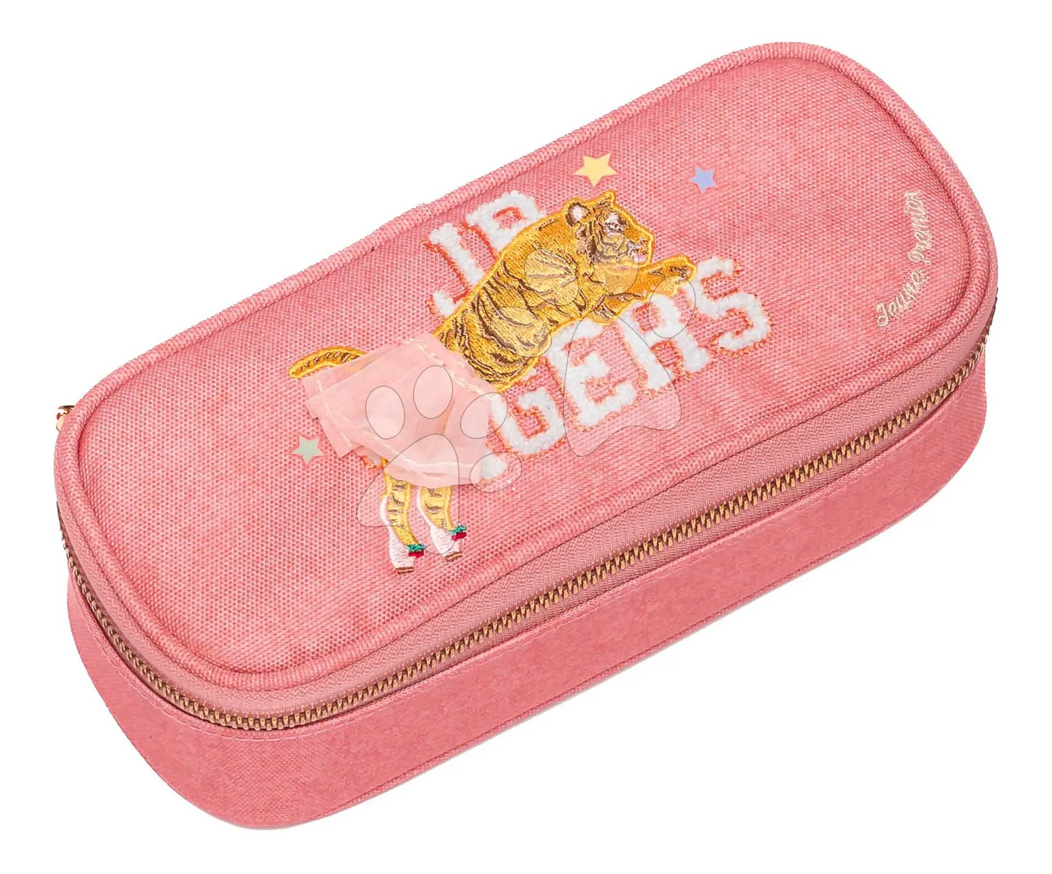Školní penál Pencil Box Tutu Tiger Pink Mélange Jeune Premier ergonomický luxusní provedení 22*7 cm