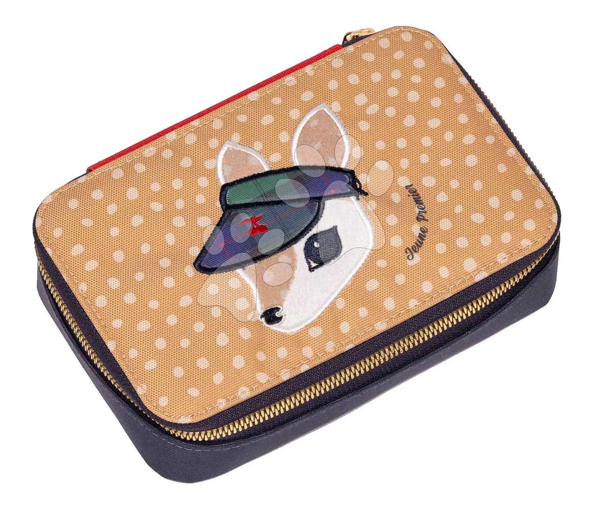 Školní penál Pencil Box Filled Dashing Deer Jeune Premier ergonomický luxusní provedení 20*7 cm