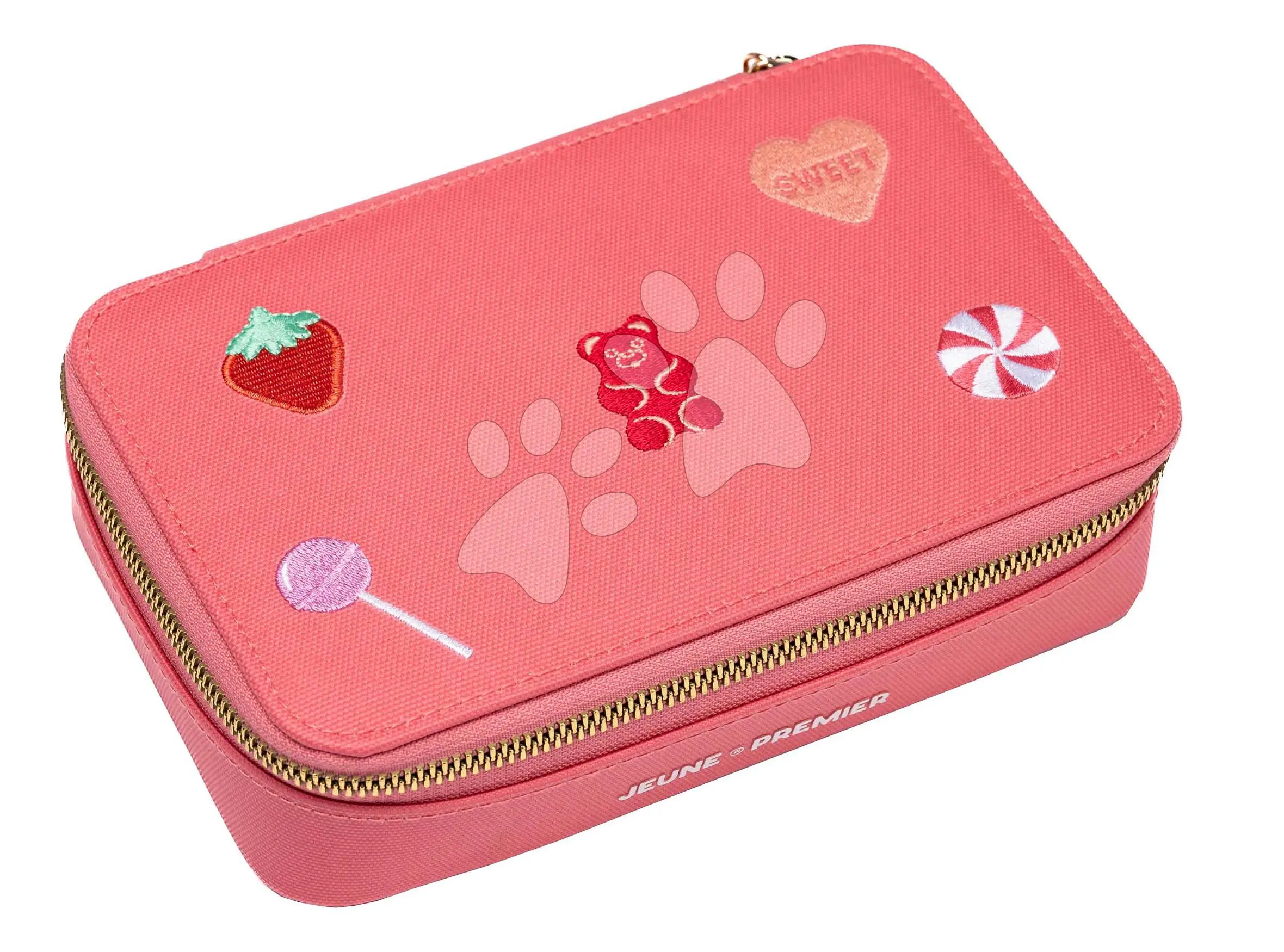 Školní penál Pencil Box Filled Candy Jeune Premier ergonomický luxusní provedení 20*7 cm