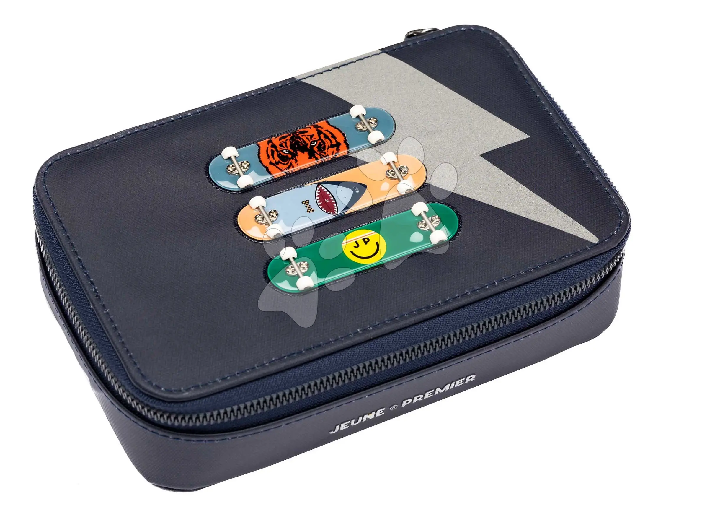 Školní penál Pencil Box Filled Skate Jeune Premier ergonomický luxusní provedení 20*7 cm