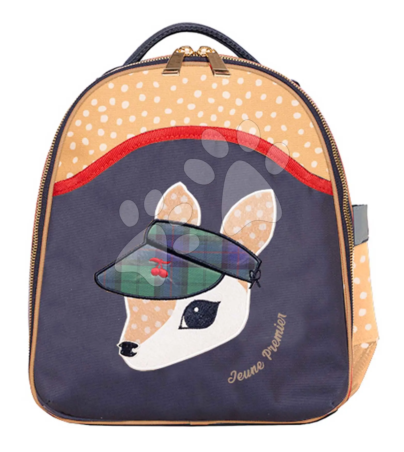Školní taška batoh Backpack Ralphie Dashing Deer Jeune Premier ergonomická luxusní provedení 31*27 cm