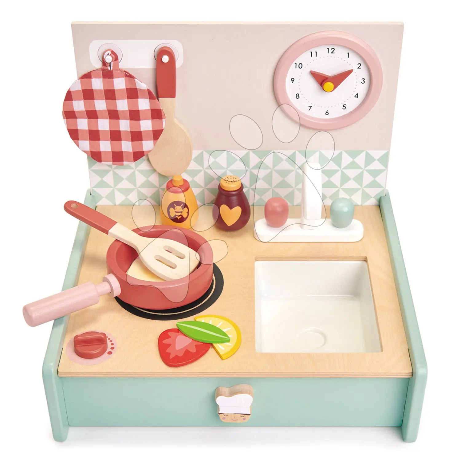Dřevěná dětská mini kuchyňka Tender Leaf Mini Chef Kitchenette uni