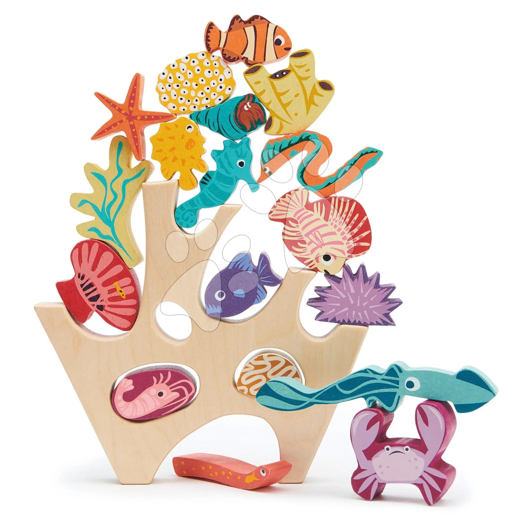 Dřevěný stohovací korálový útes Tender Leaf Stacking Coral Reef uni