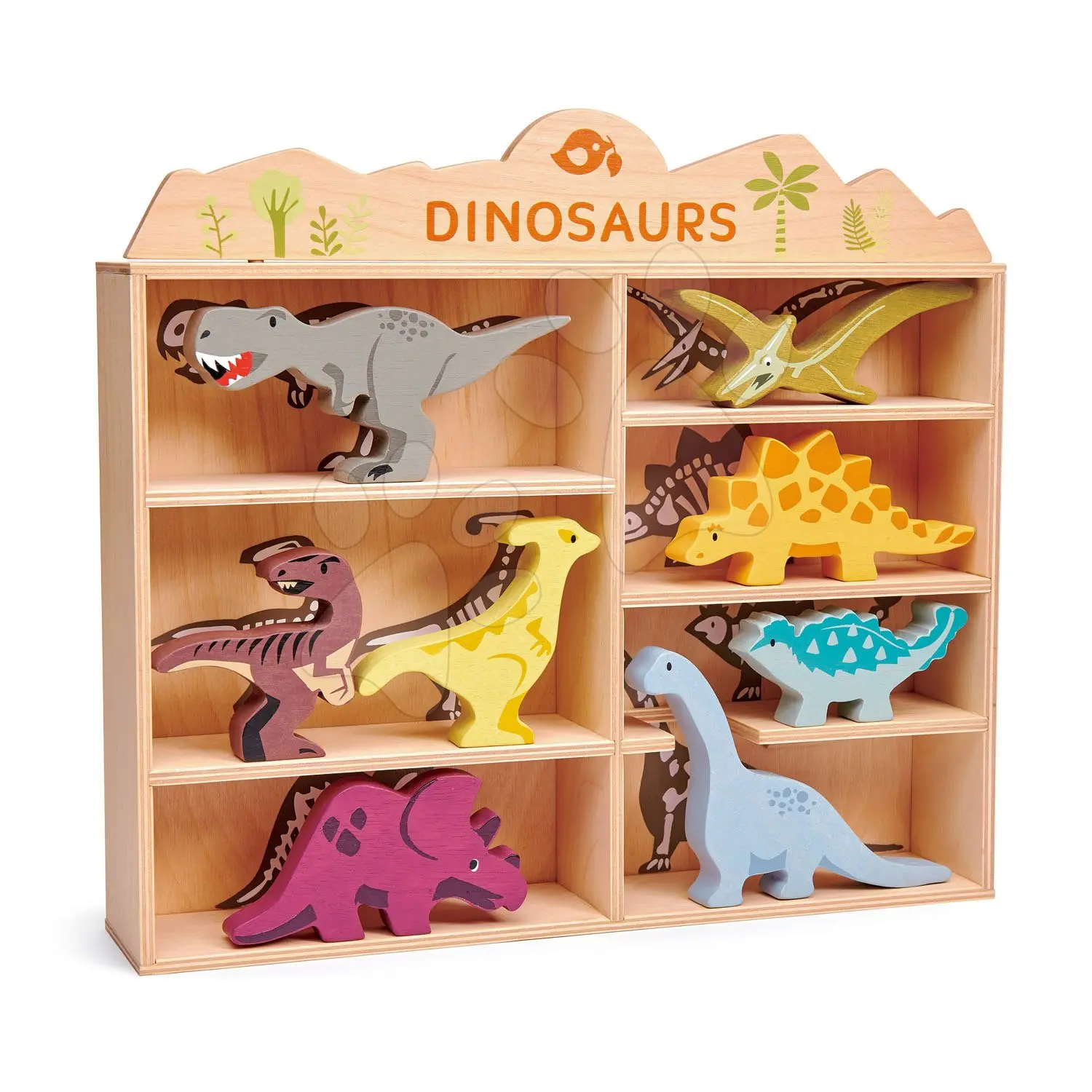 Sada dřevěných dinosaurů Tender Leaf Dinosaurs uni