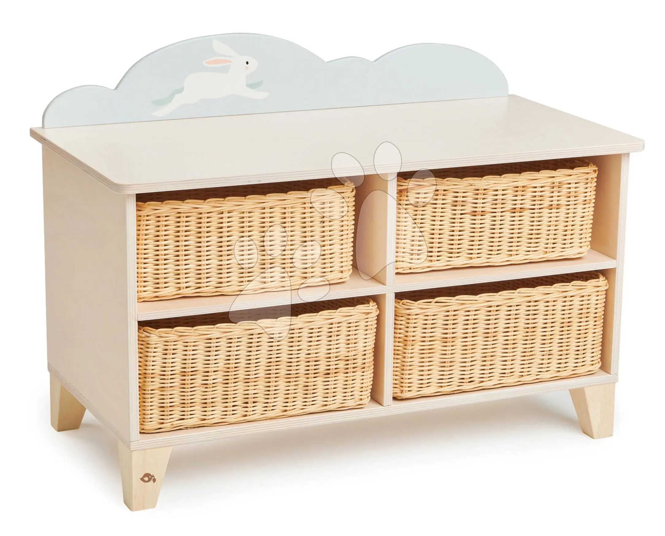 Dětská komoda s košíky Tender Leaf Bunny Storage Unit uni