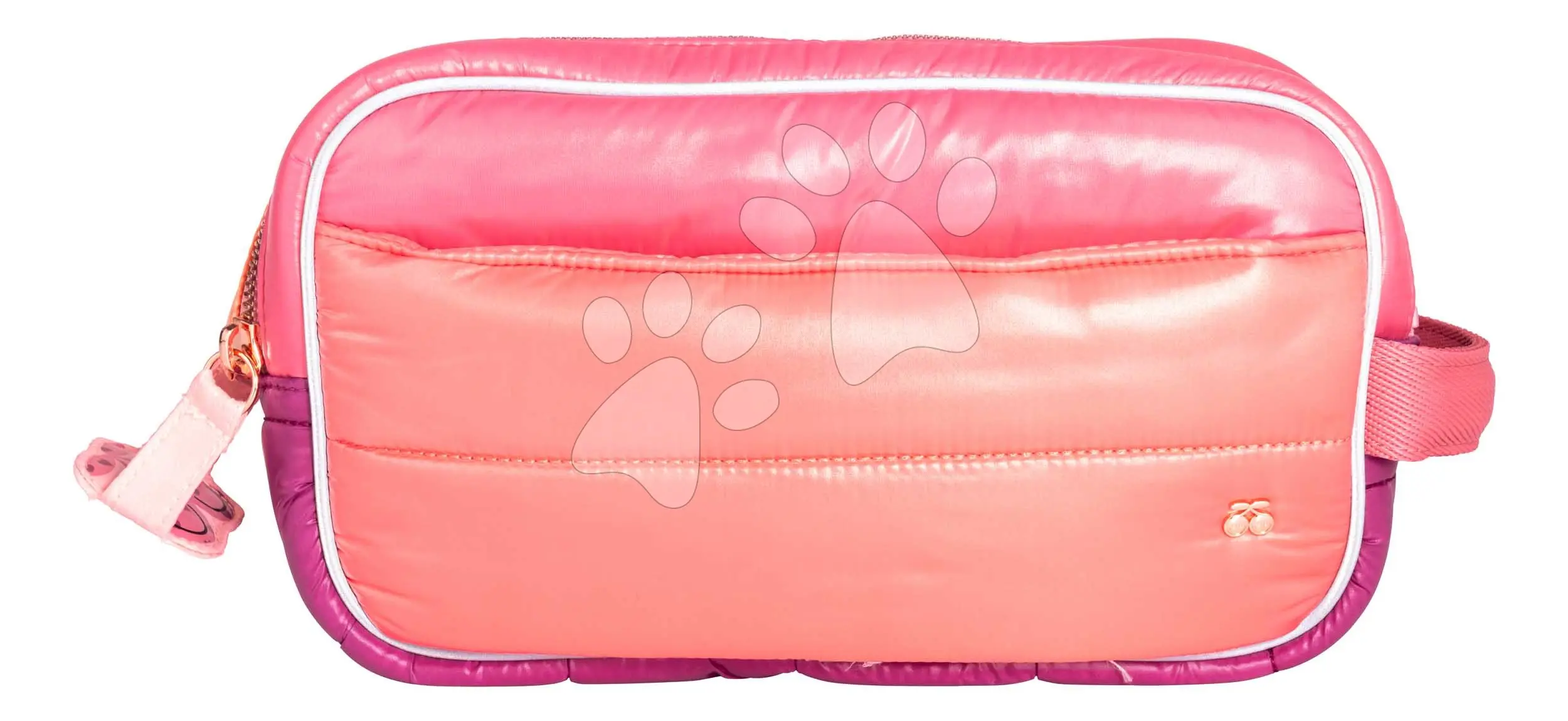 Cestovní pouzdro kosmetická taštička Travel Pouch Puffer Pink Jeune Premier ergonomické luxusní provedení 25*12,5 cm