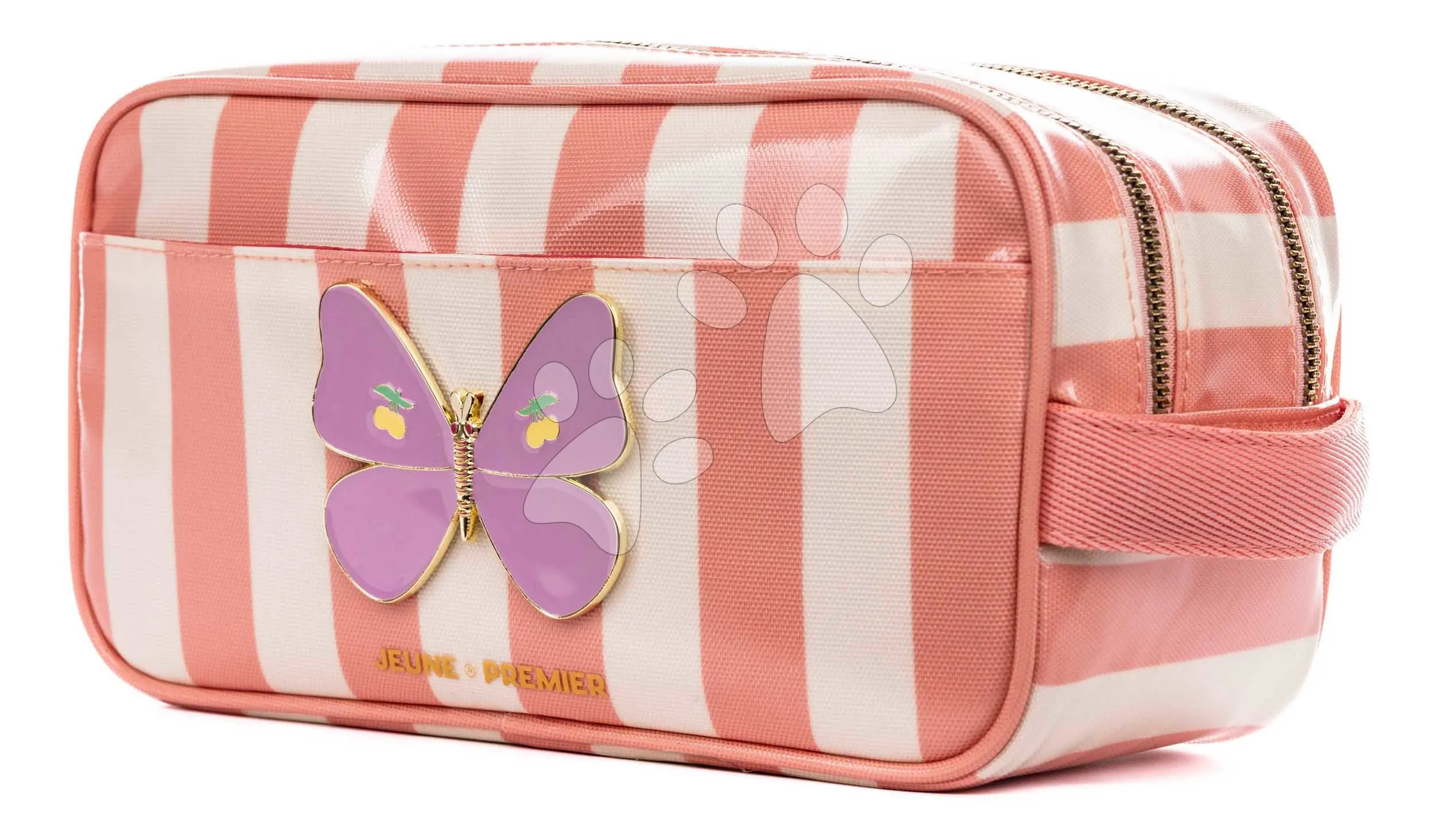 Cestovní pouzdro kosmetická taštička Travel Pouch Butterfly Stripe Jeune Premier ergonomické luxusní provedení 25*12,5 cm
