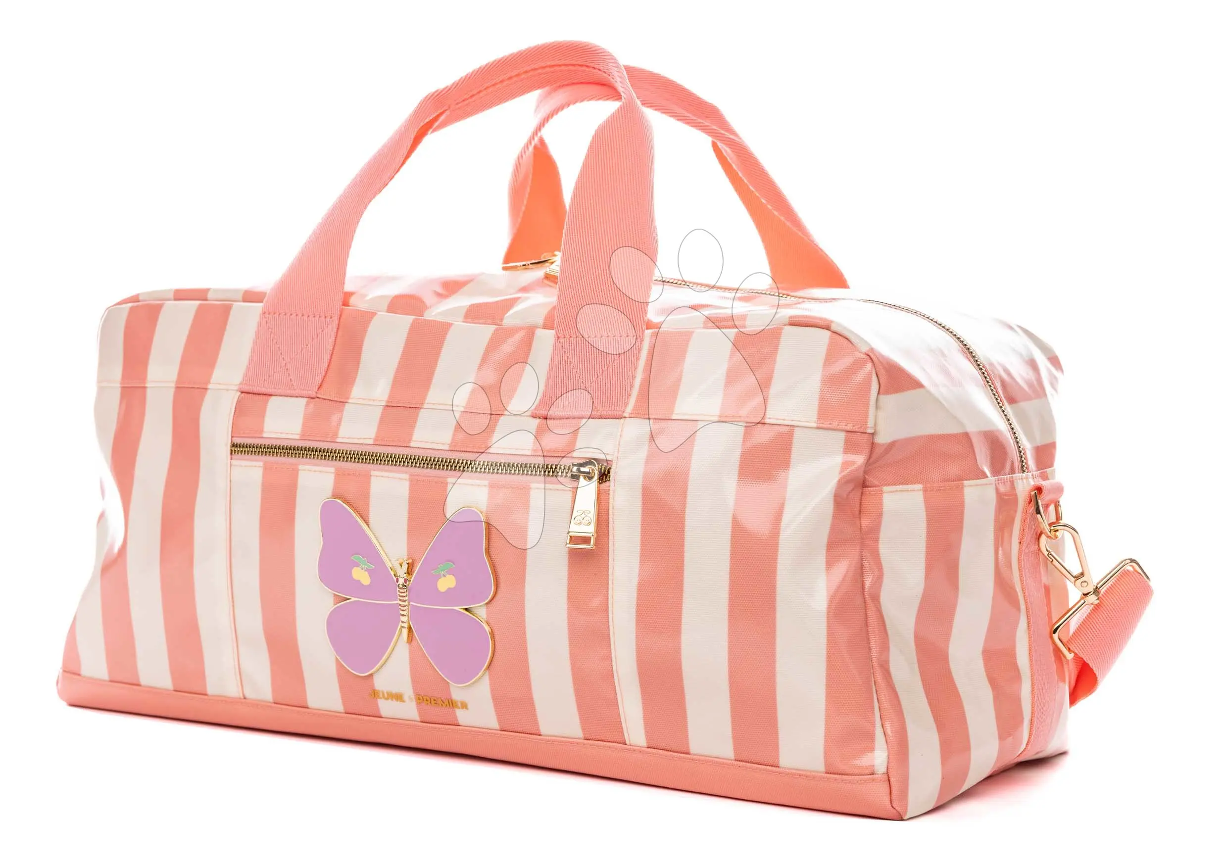 Cestovní taška Caroline Weekend Bag Butterfly Stripe Jeune Premier ergonomická luxusní provedení 50*25 cm