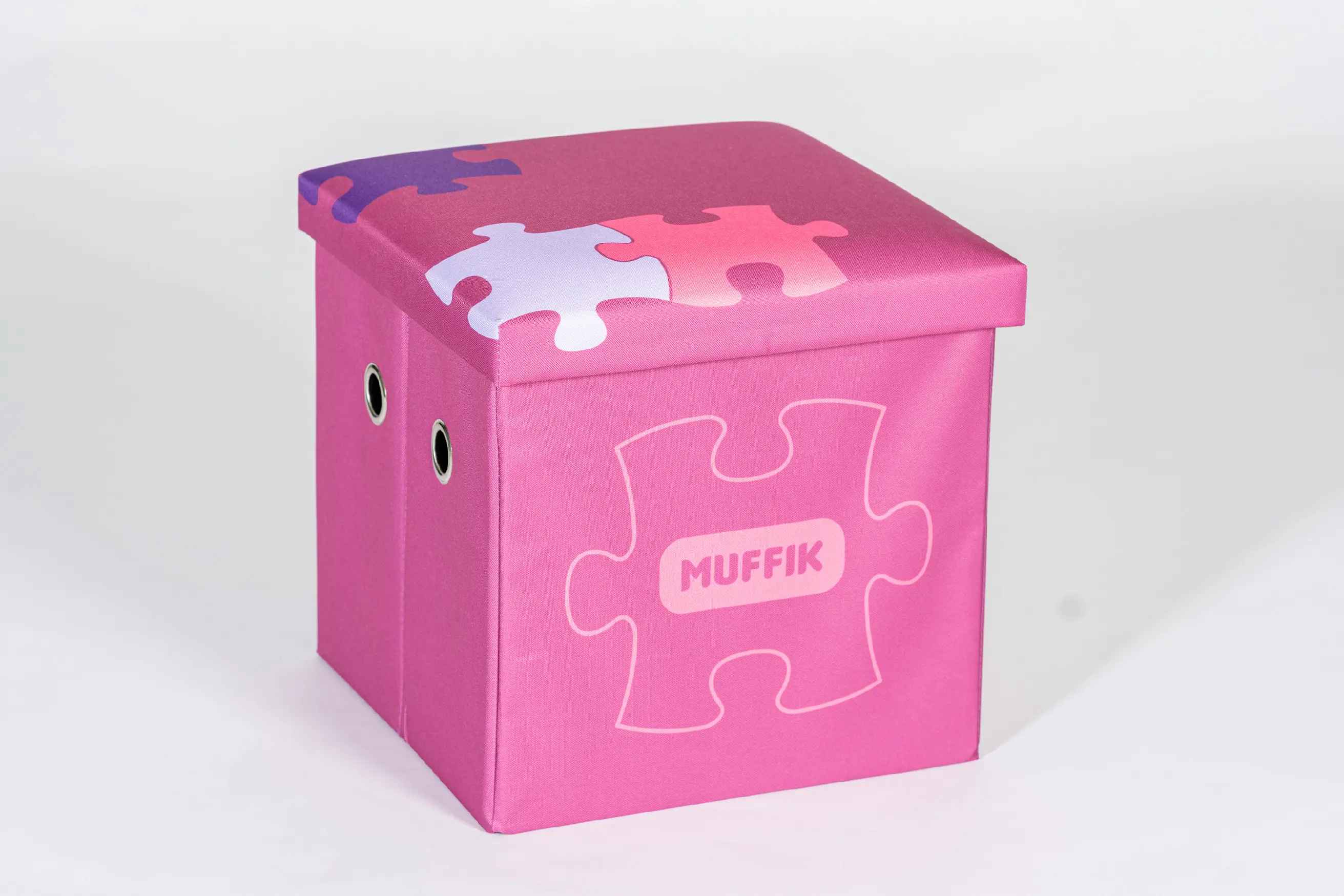 MUFFIK Malý úložný box - růžový-B