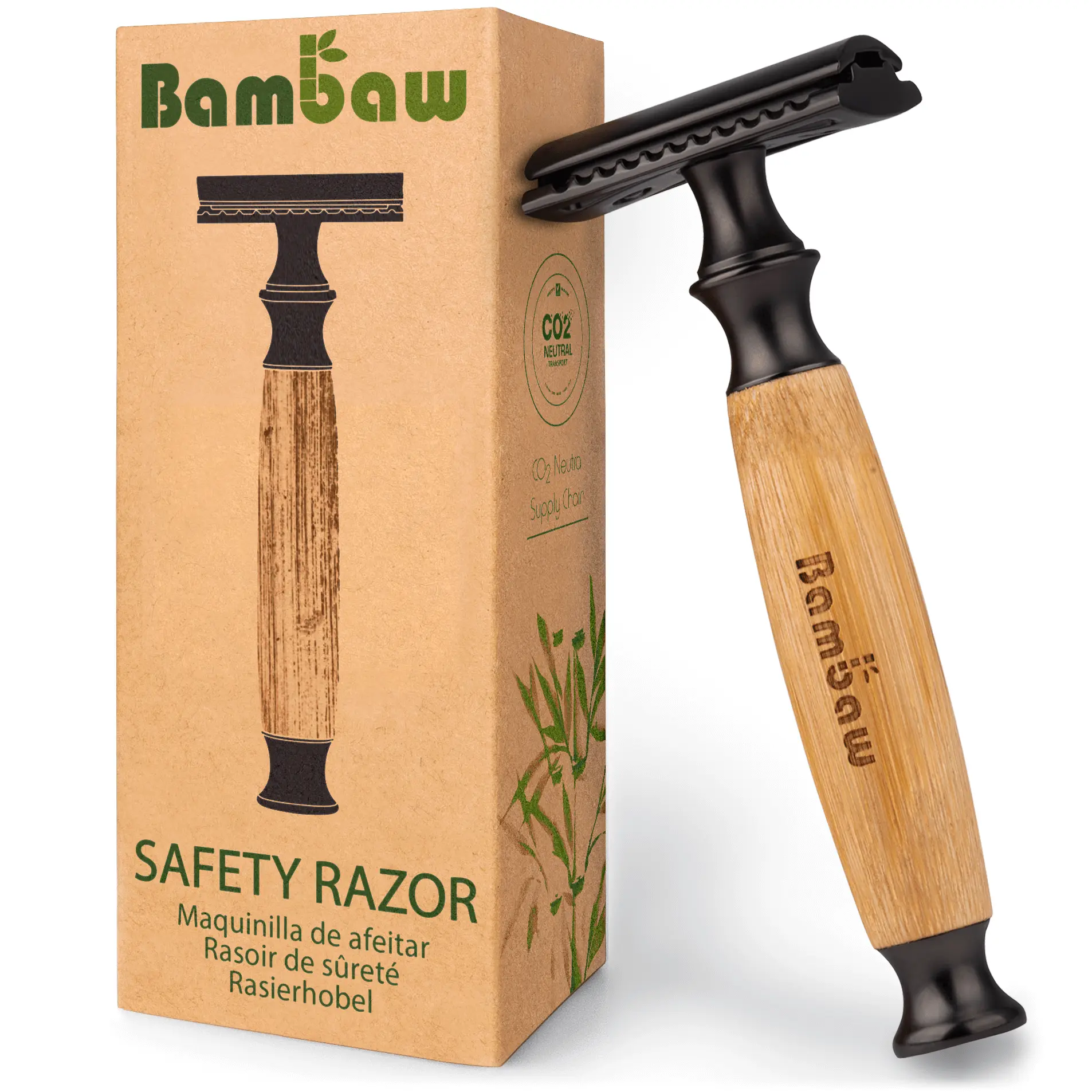 Holicí strojek Bambaw s nerezovou hlavicí Dark (BAM021)