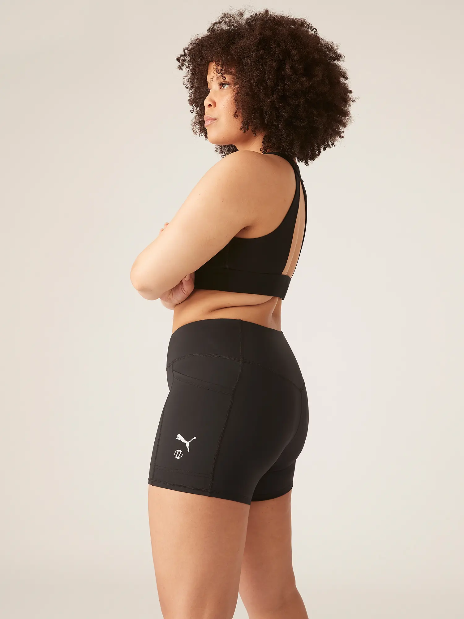 Menstruační kraťasy PUMA & Modibodi Black (MODI4098B)