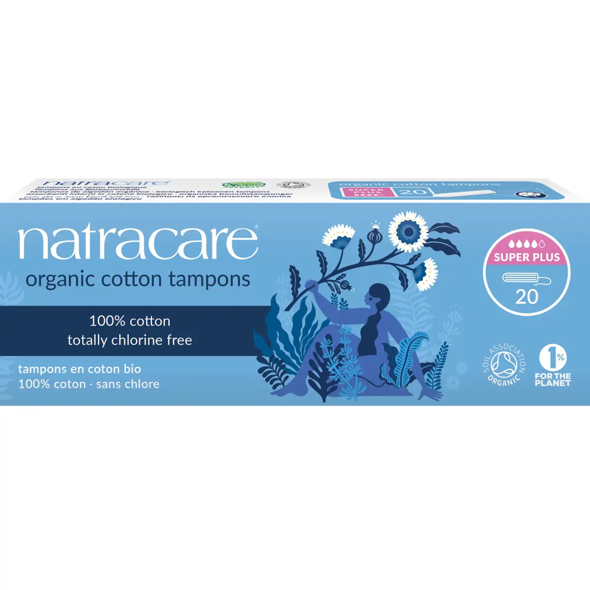 Natracare Dámské tampóny Super plus 20ks