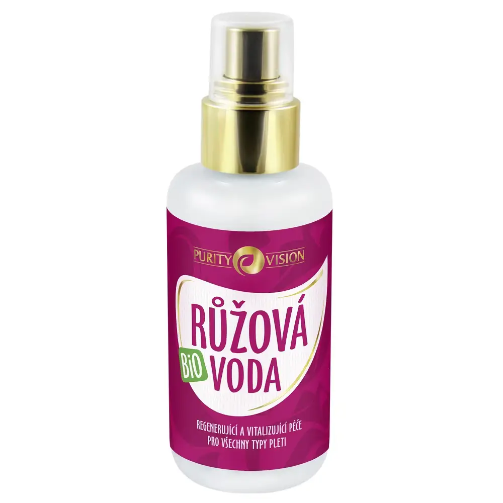 Purity Vision - Růžová voda BIO, 100 ml