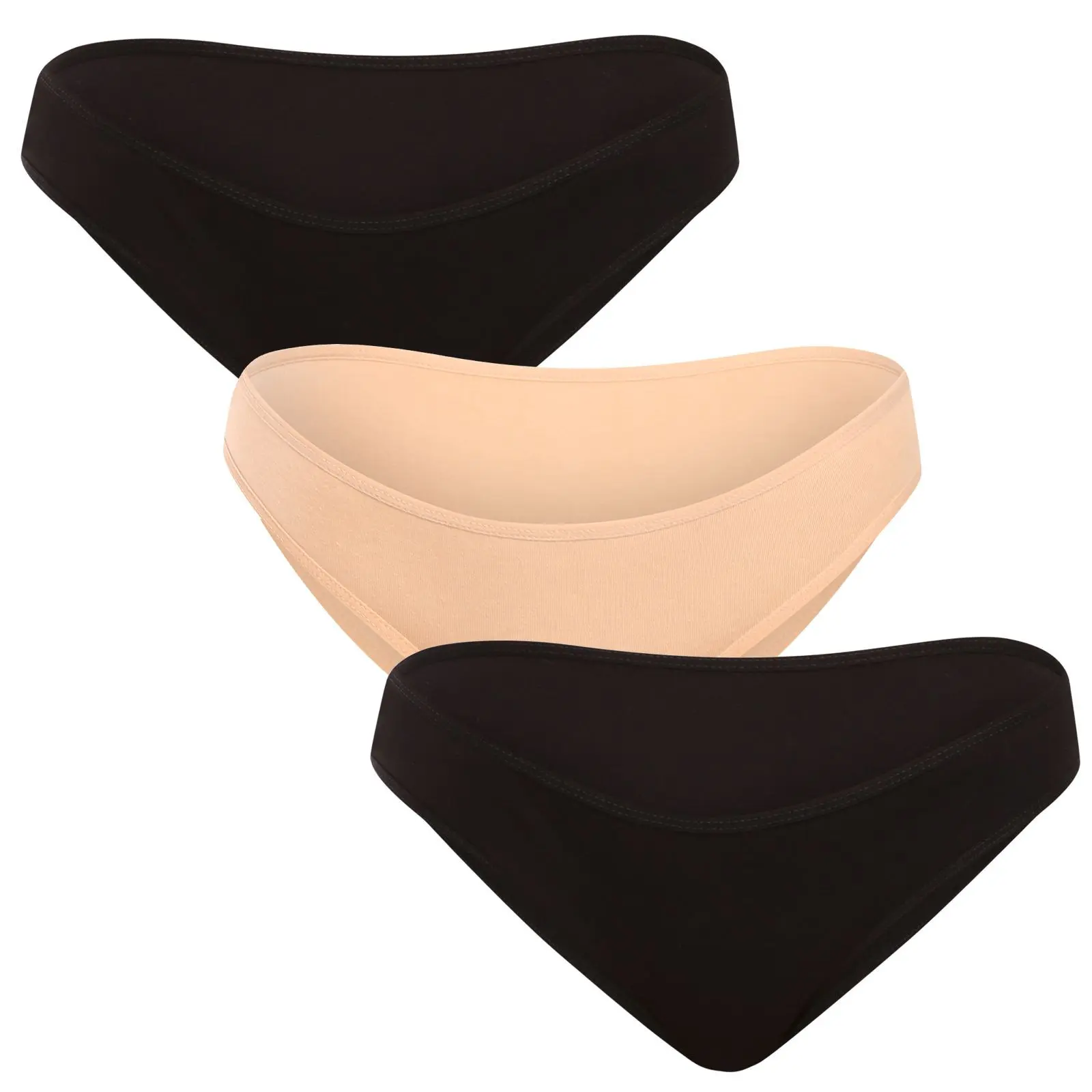 3PACK dámské kalhotky Nedeto vícebarevné (3NK002)