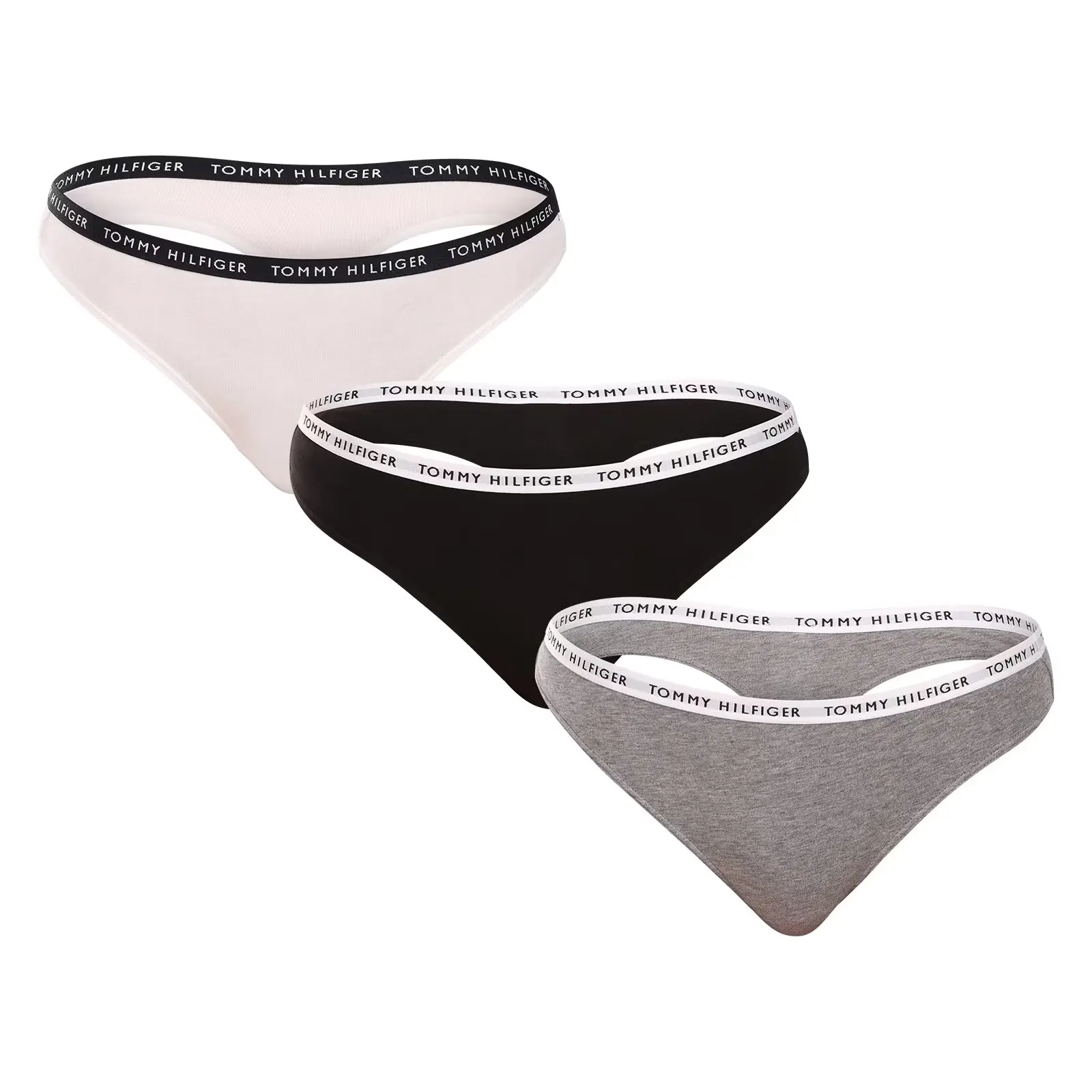 3PACK dámská tanga Tommy Hilfiger vícebarevná (UW0UW02829 0TF) S