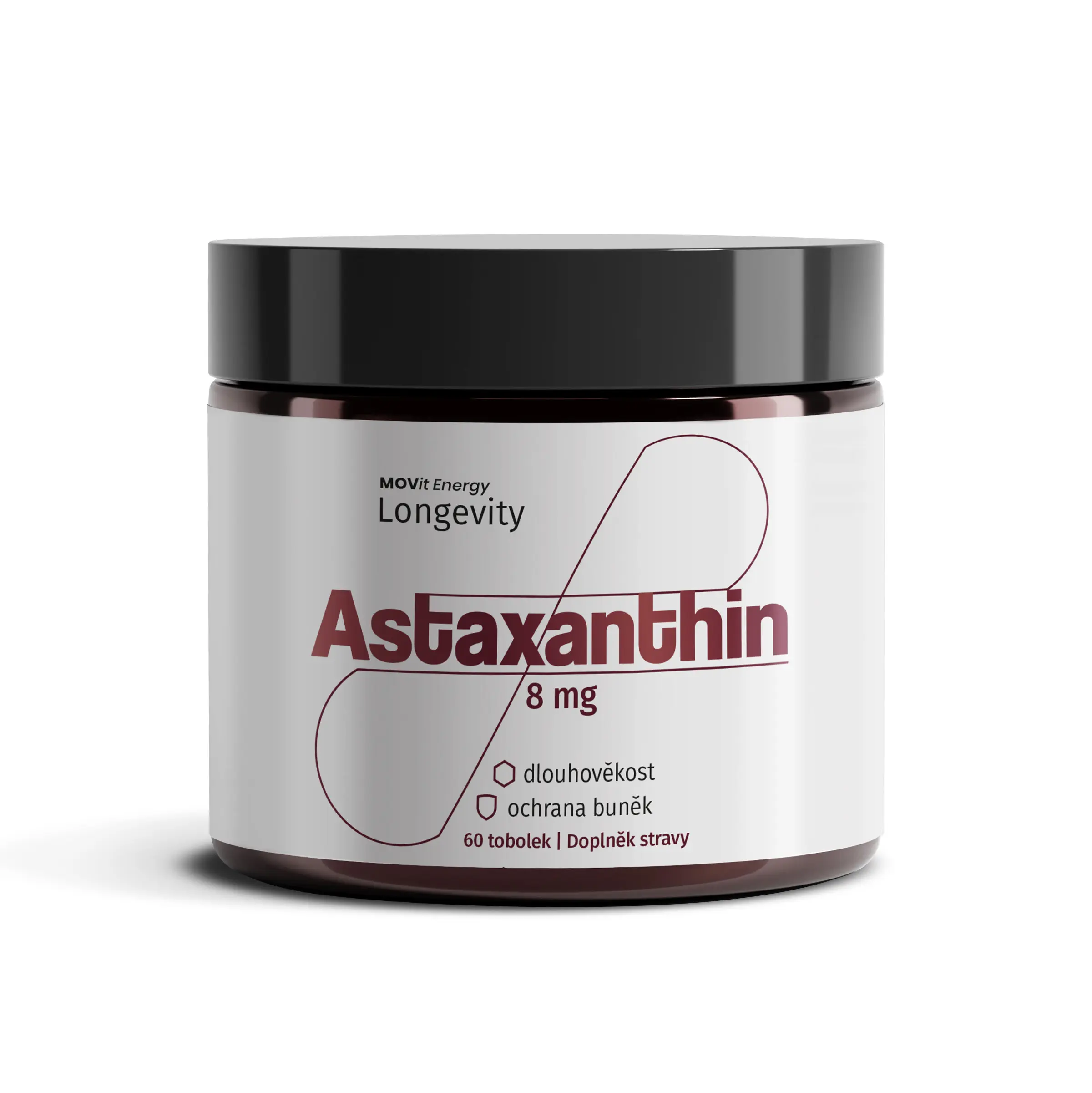 Astaxanthin MOVit Longevity 60 kapslí