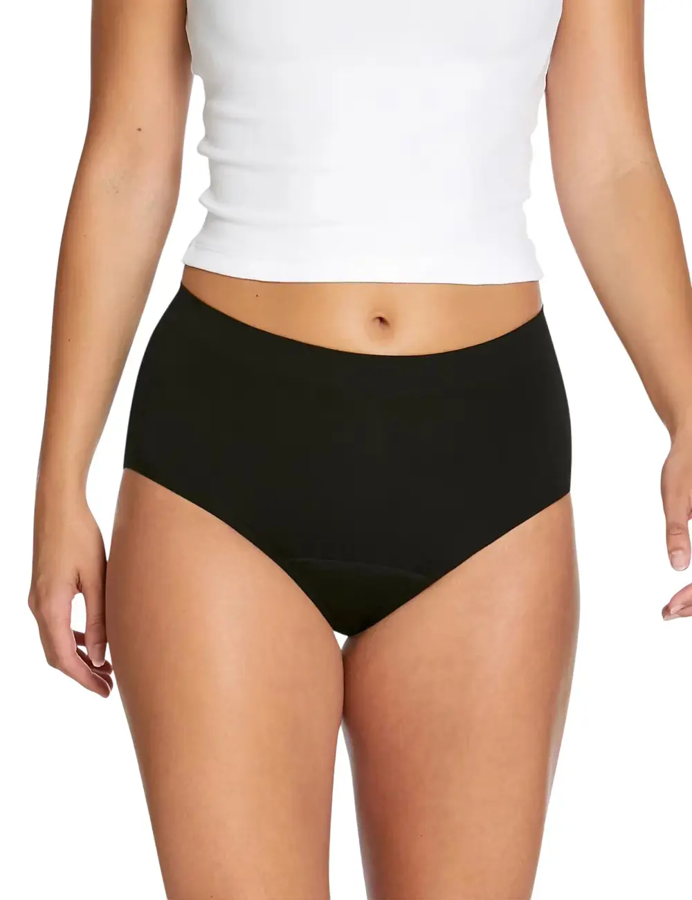 Menstruační kalhotky Love Luna Seamfree Full Brief černé (LLUWSFBF)