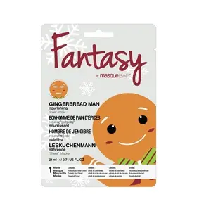 Masquebar ANIMALZ GINGERBREAD MAN Plátýnková maska
