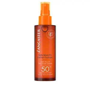 Lancaster SATIN DRY OIL SPF50 Suchý olej na opalování ve spreji