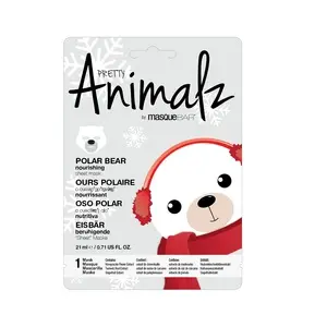 Masquebar ANIMALZ POLARBEAR Plátýnková maska