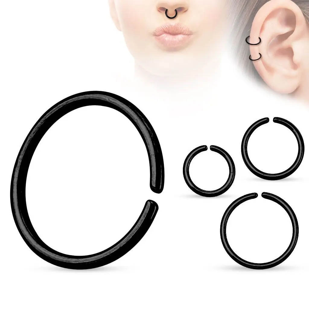 Piercing do nosu - kruh (0,8 x 11 mm) - N01014-0811