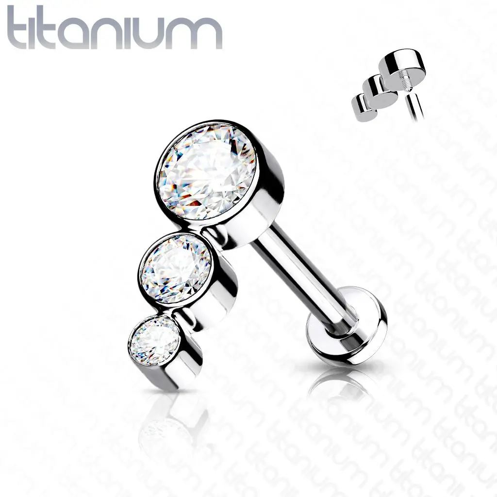 MARRE Piercing do brady / ucha TITAN (1,2 x