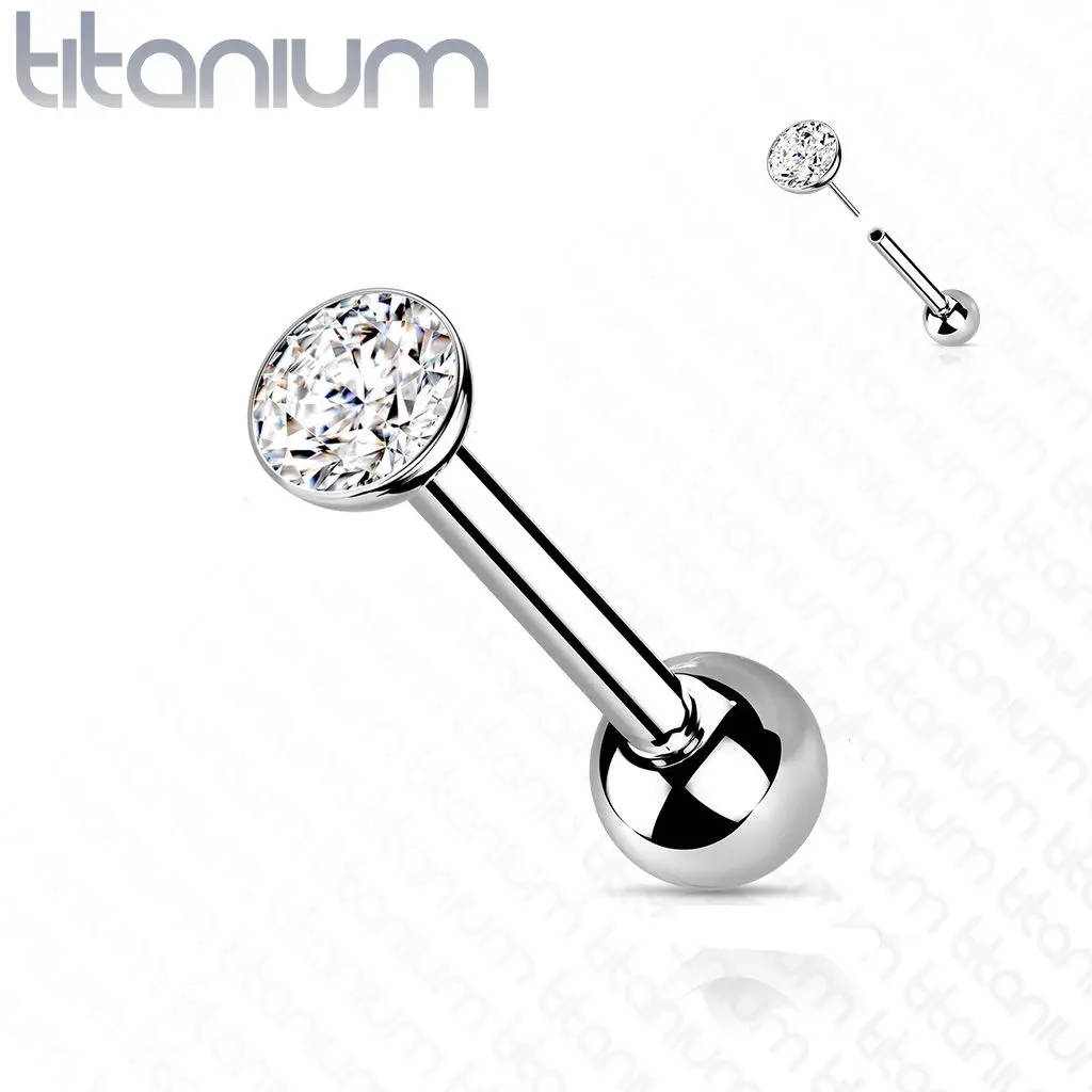 Cartilage piercing TITAN, 1,2 x 6 mm