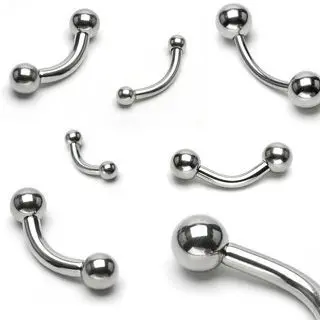 Piercing do obočí - kuličky, tl. tyčky 1,2 mm (1,2 x