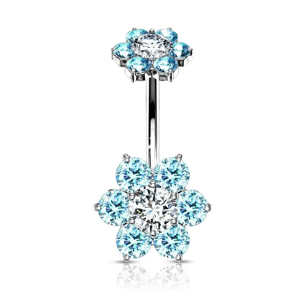 Piercing do pupíku kytička