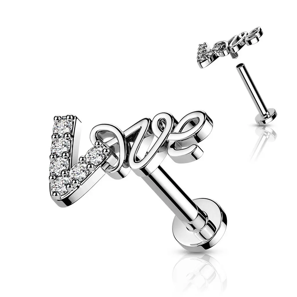 S4U Piercing do brady Love (1,2 x 6 mm) - LB1097ST-1206