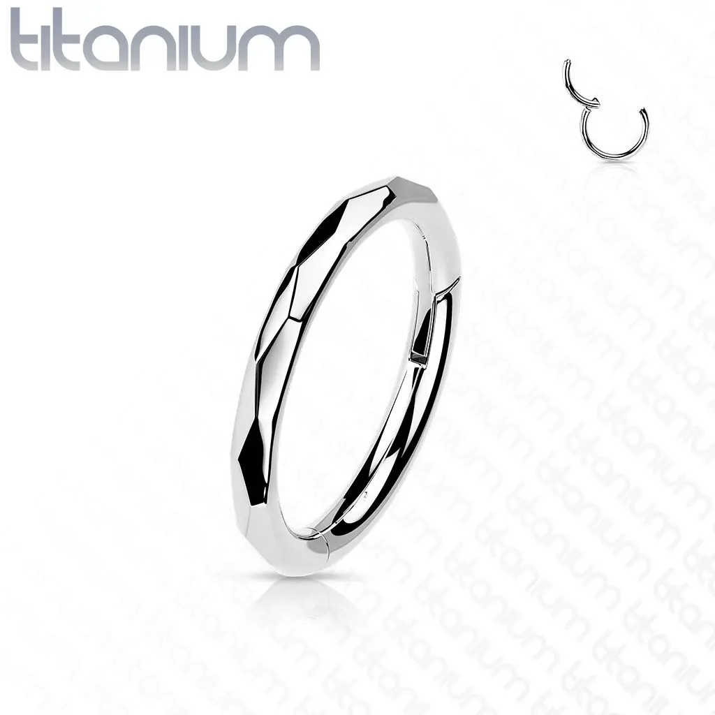 Segment kruh - helix / cartilage / tragus piercing TITAN (1,2 x