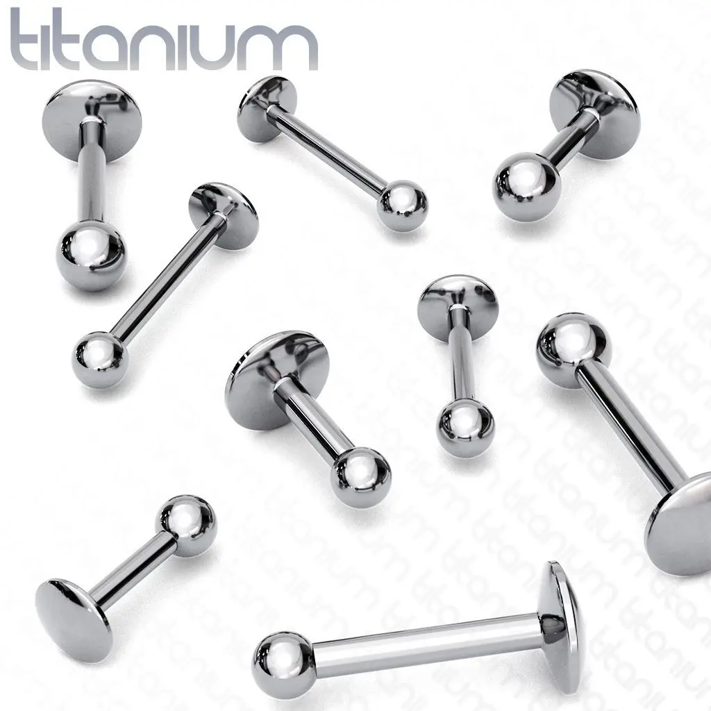 Piercing do brady - labreta TITAN (1,2 x 10 x 3 mm) - TIT1020-12103