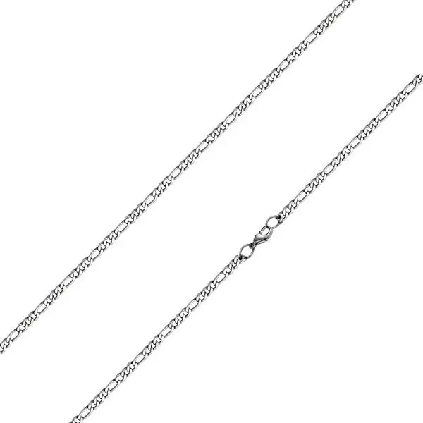 S4U Ocelový řetízek figaro tl. 3 mm (55 cm) - OPE1010-030-55