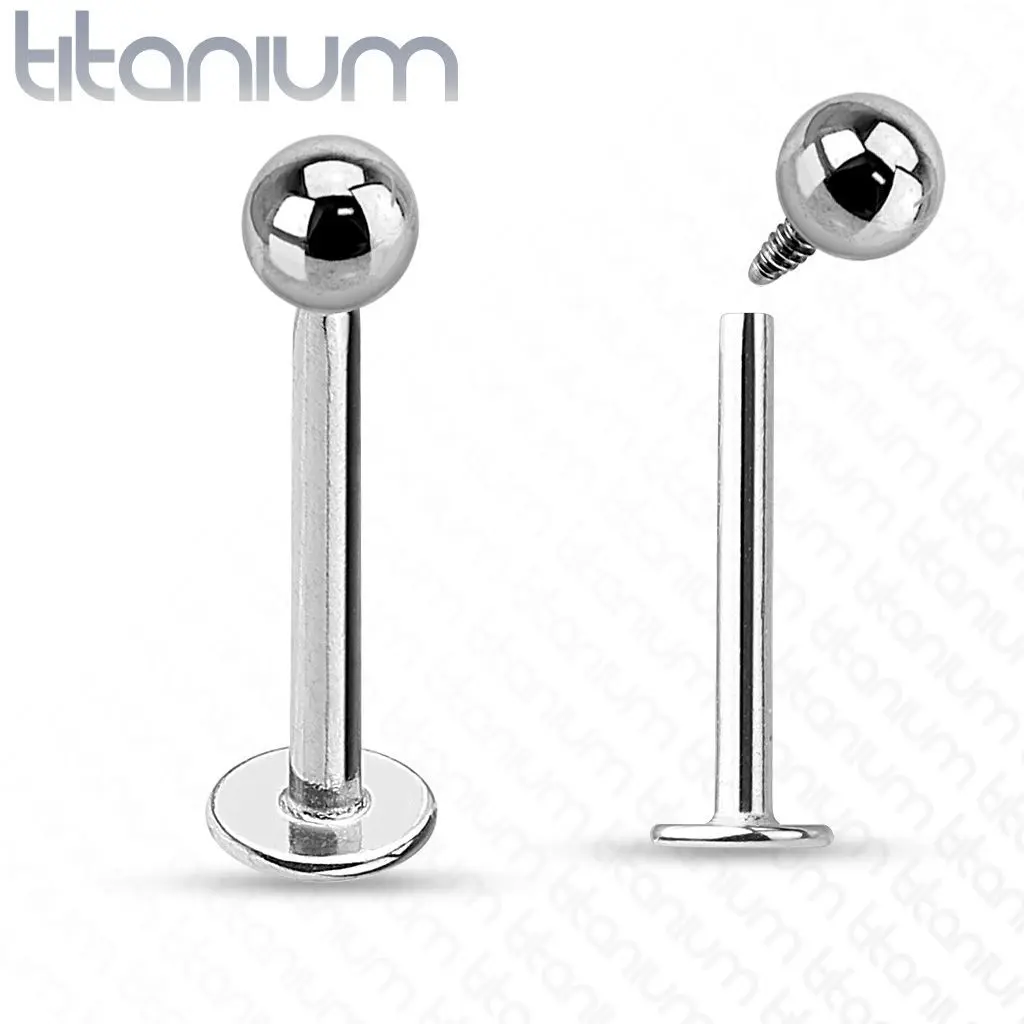 S4U Piercing do brady - labreta TITAN (3 mm, 1,2 x 6 mm) - TIT1019-12063
