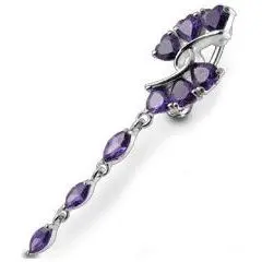S4U Stříbrný piercing do pupíku