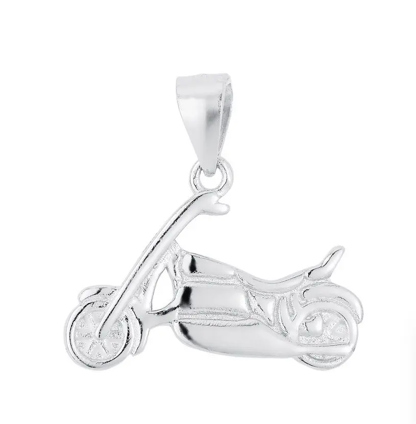 NUBIS Stříbrný přívěsek motorka - NB-4113