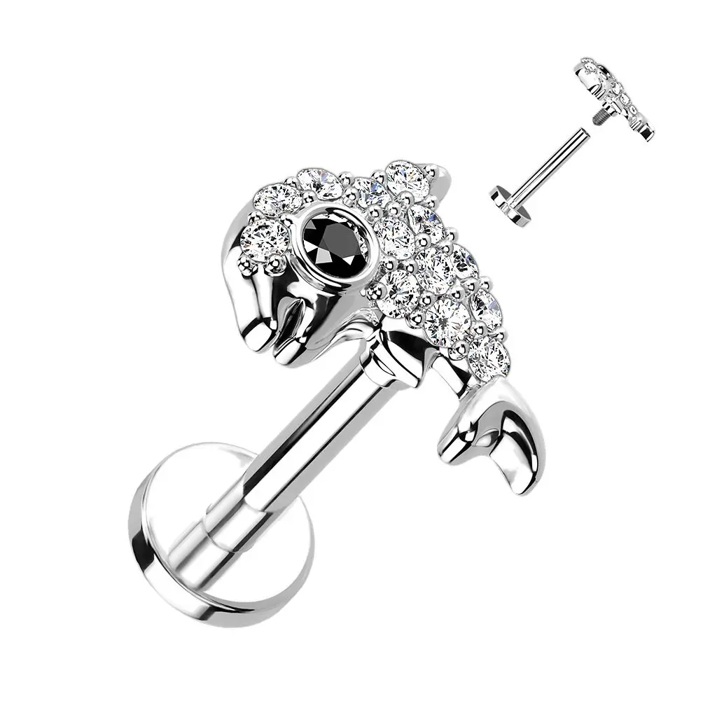 S4U Piercing do brady delfín (1,2 x 6 mm) - LB1115ST-1206