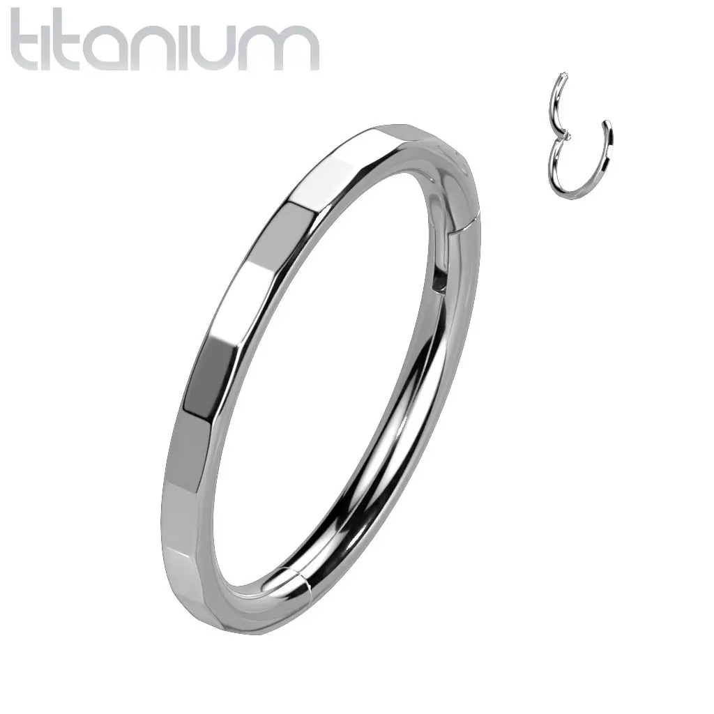 Segment kruh - helix / cartilage / tragus / septum piercing TITAN (1,2 x
