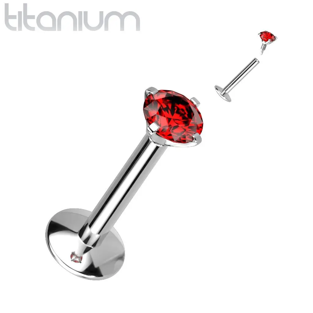 S4U Piercing do brady titan (červená) - TIT1218-R