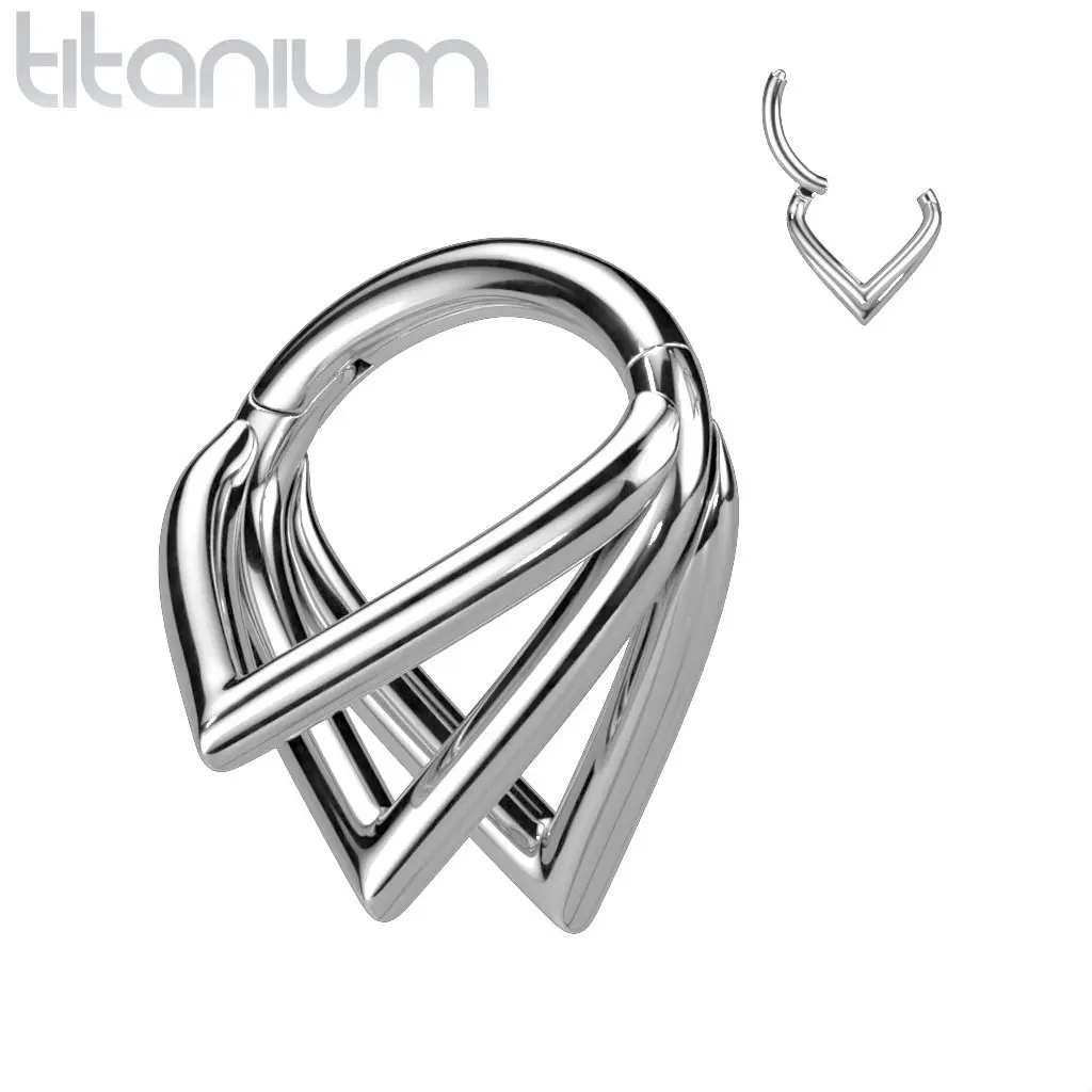 Segment kruh - helix / cartilage / tragus piercing TITAN (1,2 x