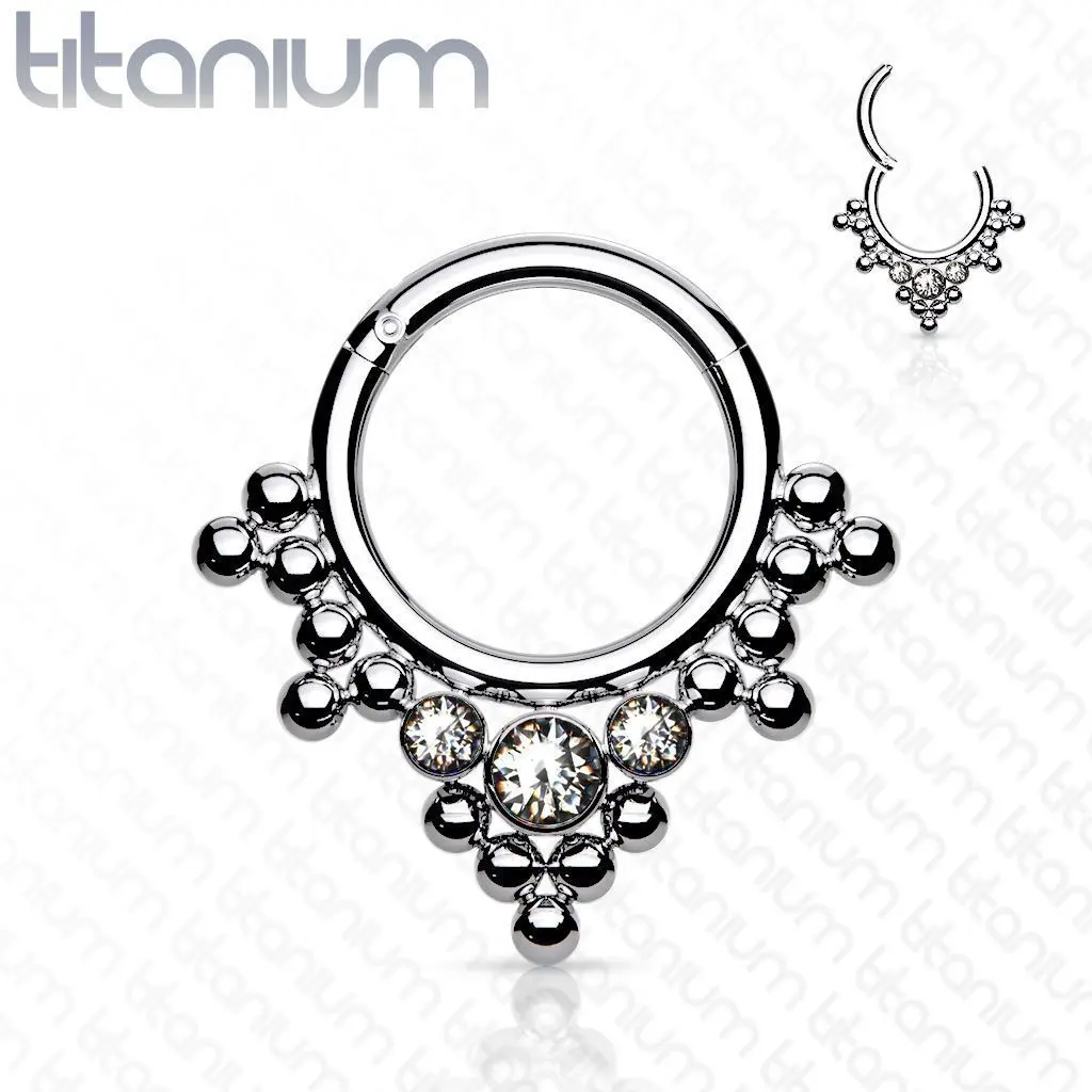 Piercing segment kruh TITAN, 1,2 x 8 mm