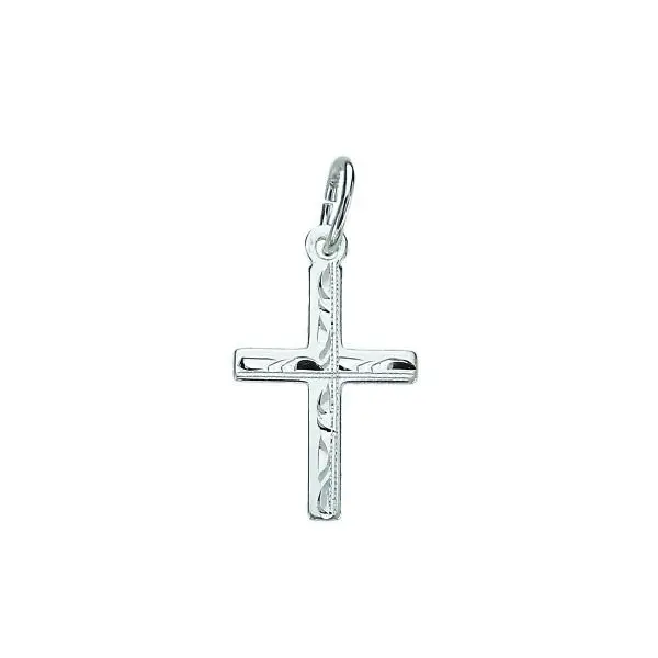 Stříbrný přívěsek - kříž - ZB31200