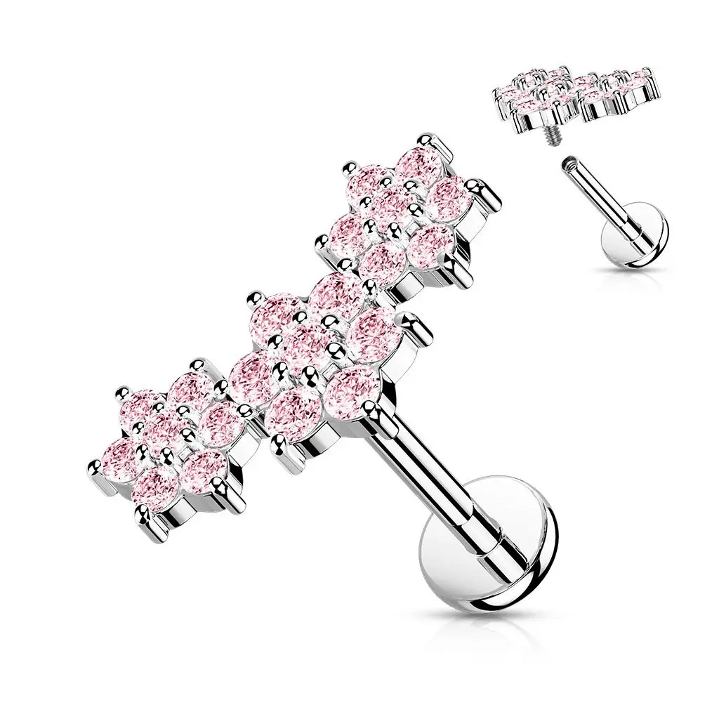 S4U Piercing do brady s kytičkami 1,2 x 8 mm - LB1102P-1208