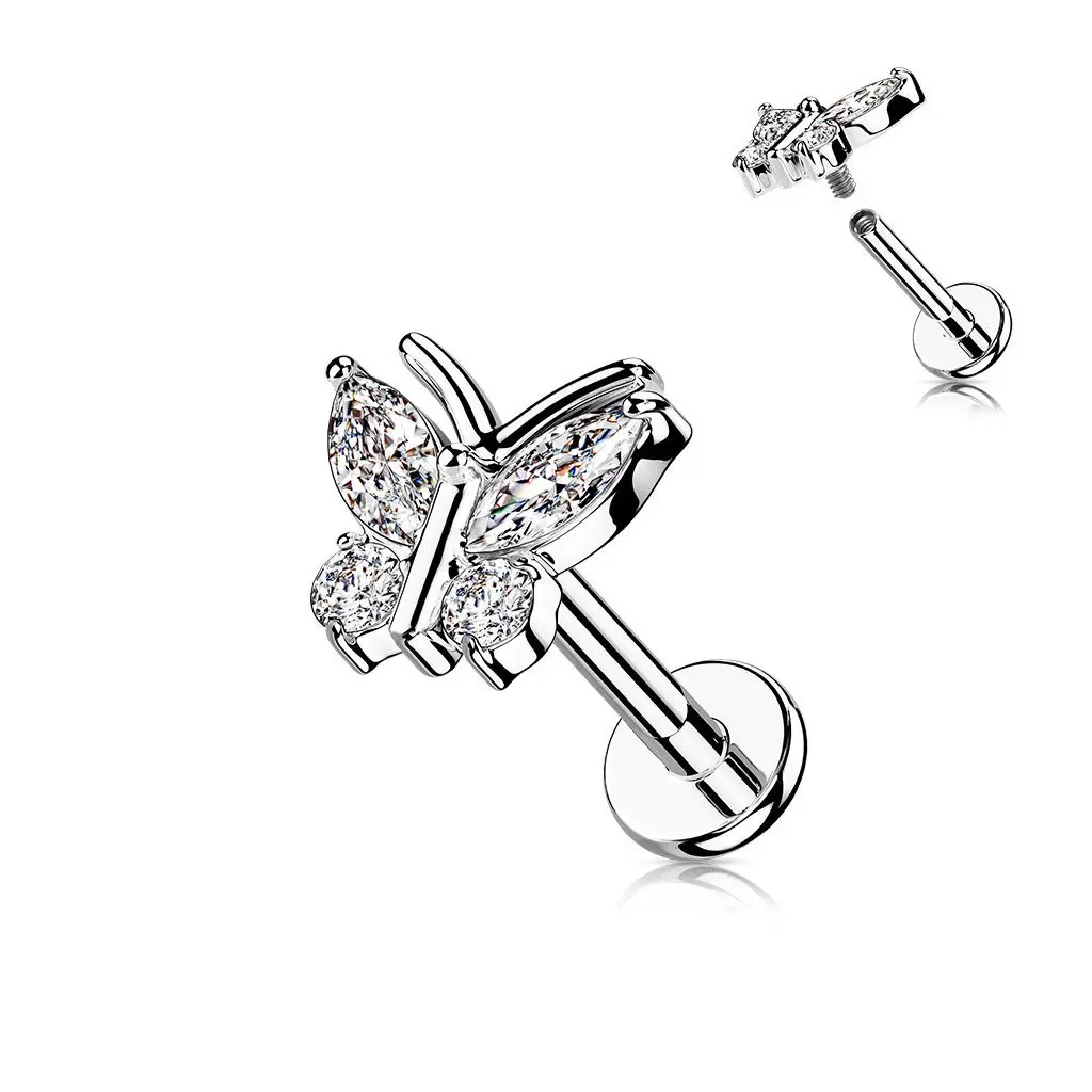 S4U Piercing do brady - motýlek (1,2 x