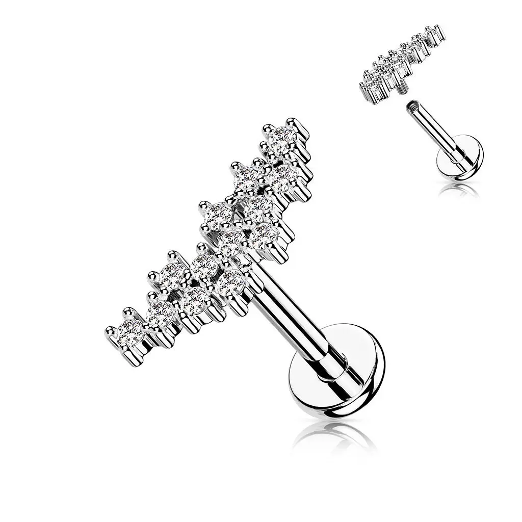 S4U Piercing do brady se zirkony