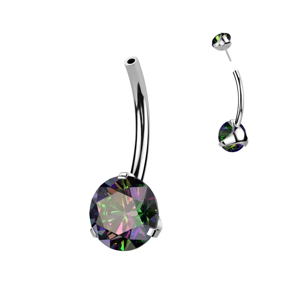 S4U PUSH IN piercingu do pupíku TITAN (vitrail medium) - TIT1273-VM