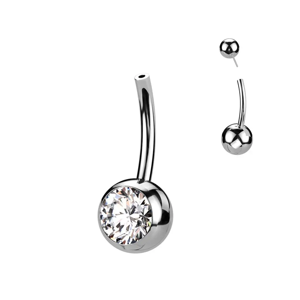 S4U PUSH IN piercingu do pupíku TITAN