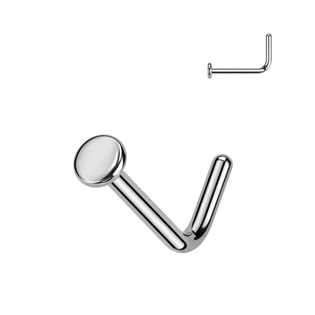 Piercing do nosu placka 2mm - TITAN - TIT1280-02