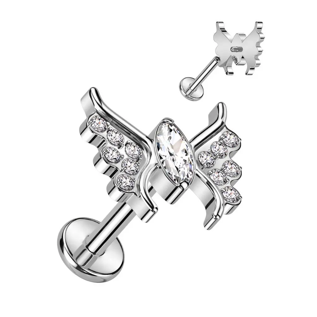 MARRE Piercing do brady - labreta TITAN (1,2 x 8 mm) - TIT1282-1208