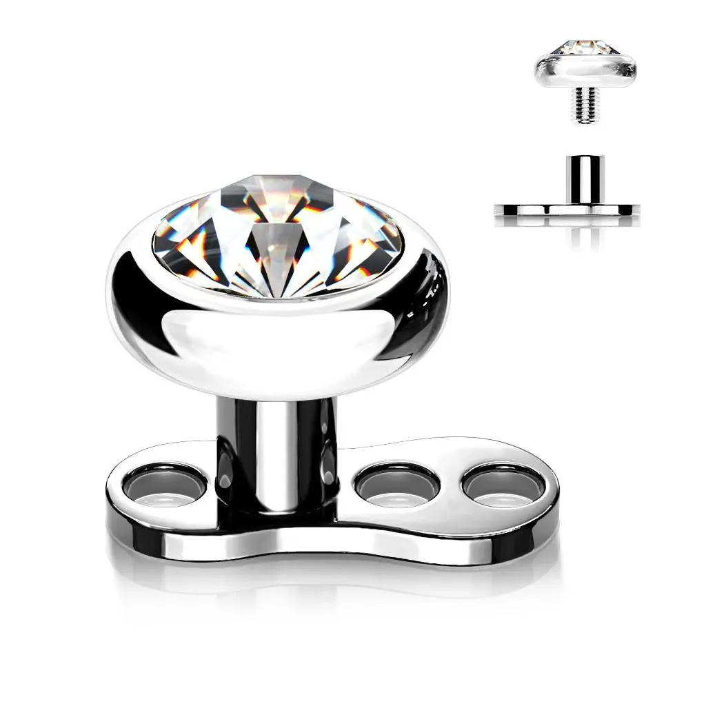 Kompletní microdermal piercing 1,6 mm (5 mm) - MD036C-05